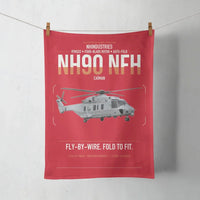 Thumbnail for NHIndustries NH90 NFH Caïman design on red towel