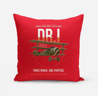 Thumbnail for Fokker Dr.I design on red pillow