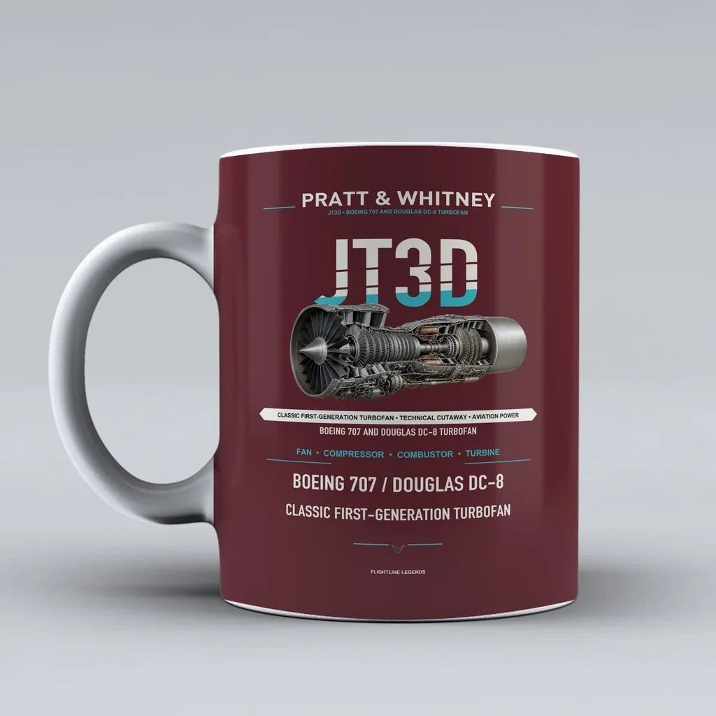 Mug design on dark red jt3d