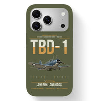 Thumbnail for TBD-1 Devastator design on green army magsafe iphone case, for iPhone 17 Pro