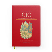 Thumbnail for Chico Regional Airport (CIC) design on red notebook