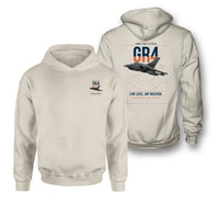 Thumbnail for Panavia Tornado GR4 design on khaki double-side hoodie, double-side print