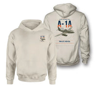 Thumbnail for Messerschmitt Me 262A-1a design on khaki double-side hoodie, double-side print