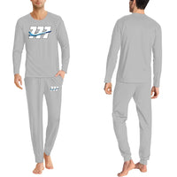 Thumbnail for Super Boeing 777 men pajamas - Light Gray