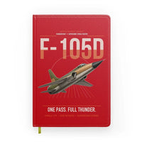 Thumbnail for F-105D Thunderchief design on red notebook