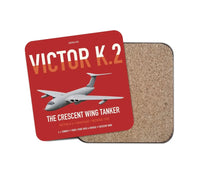 Thumbnail for Handley Page Victor K.2 design on red 1 piece coaster