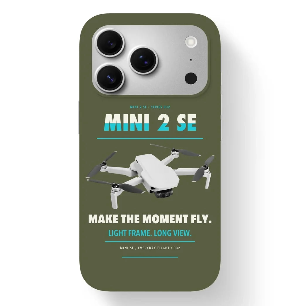 DJI Mini 2 SE Case design on green army iphone case
