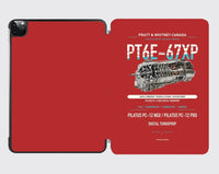 Thumbnail for PT6E-67XP design on red ipad tablet case