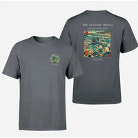 Thumbnail for VINTAGE G4328 - The Seaside Trials - Double-Side T-Shirt design on gray double side t shirt