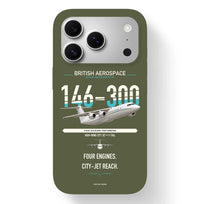 Thumbnail for BAe 146-300 design on green army magsafe iphone case, for iPhone 17 Pro