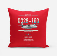 Thumbnail for Dornier D328-100 design on red pillow