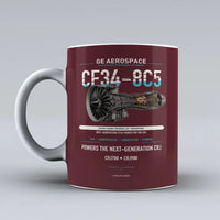 Thumbnail for Mug design on dark red cf34 8c5