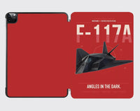 Thumbnail for F-117A Nighthawk design on red ipad tablet case