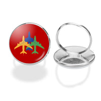 Thumbnail for Colourful 3 Airplanes Ring - view 9