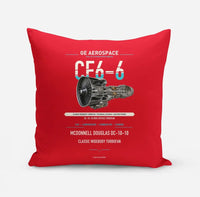 Thumbnail for CF6-6 design on red pillow