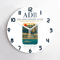 Thumbnail for Izmir Adnan Menderes Airport ADB Wall-Clock No-Frame - White