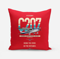 Thumbnail for Cessna T207A Stationair 8 design on red pillow