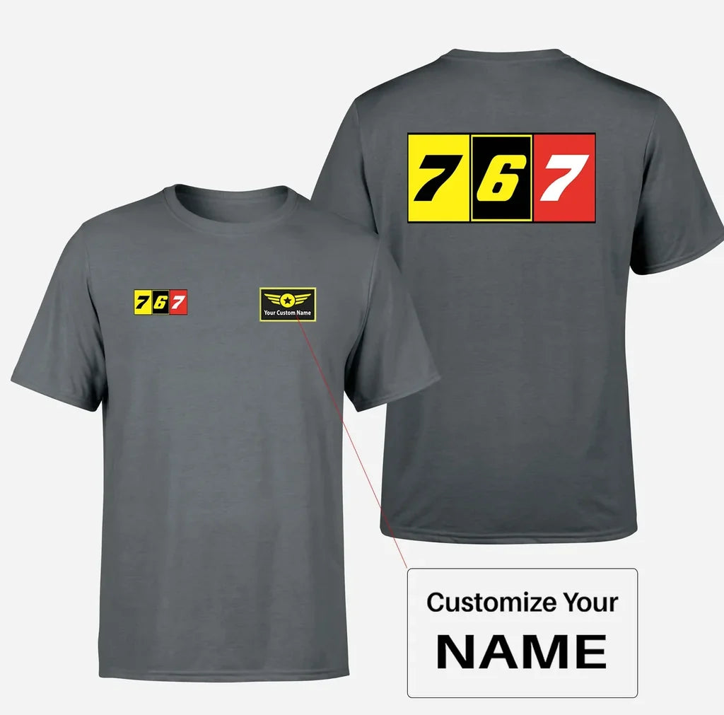 Customisable Boeing 767 T-Shirt - view 7