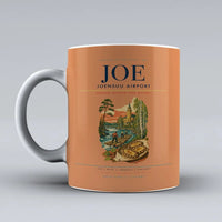 Thumbnail for Joensuu Airport (JOE) airport code design on orange ceramic mug