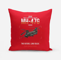 Thumbnail for Boeing MH-47G Chinook design on red pillow