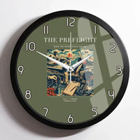 Thumbnail for VINTAGE G4138 - The Preflight - Designed Wall Clocks design on greenarmy framed