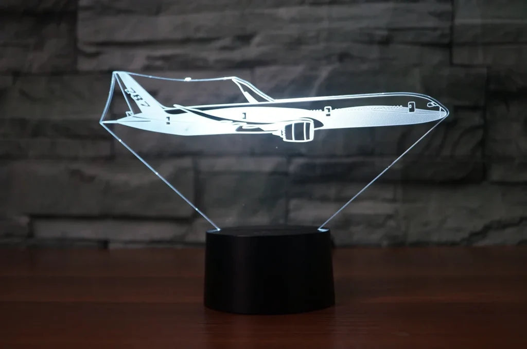Customisable Boeing 787 3D Lamp - view 8