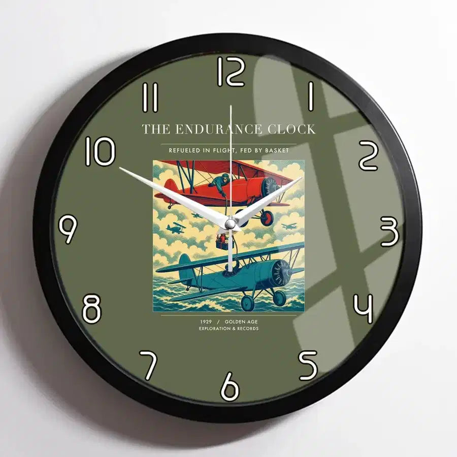 VINTAGE G4203 - The Endurance Clock - Designed Wall Clocks design on greenarmy framed