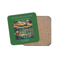 Thumbnail for The Paddy Reflection Roads - Designed Coasters design on green 1-piece