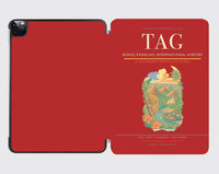 Thumbnail for Bohol-Panglao International Airport (TAG) design on red ipad tablet case
