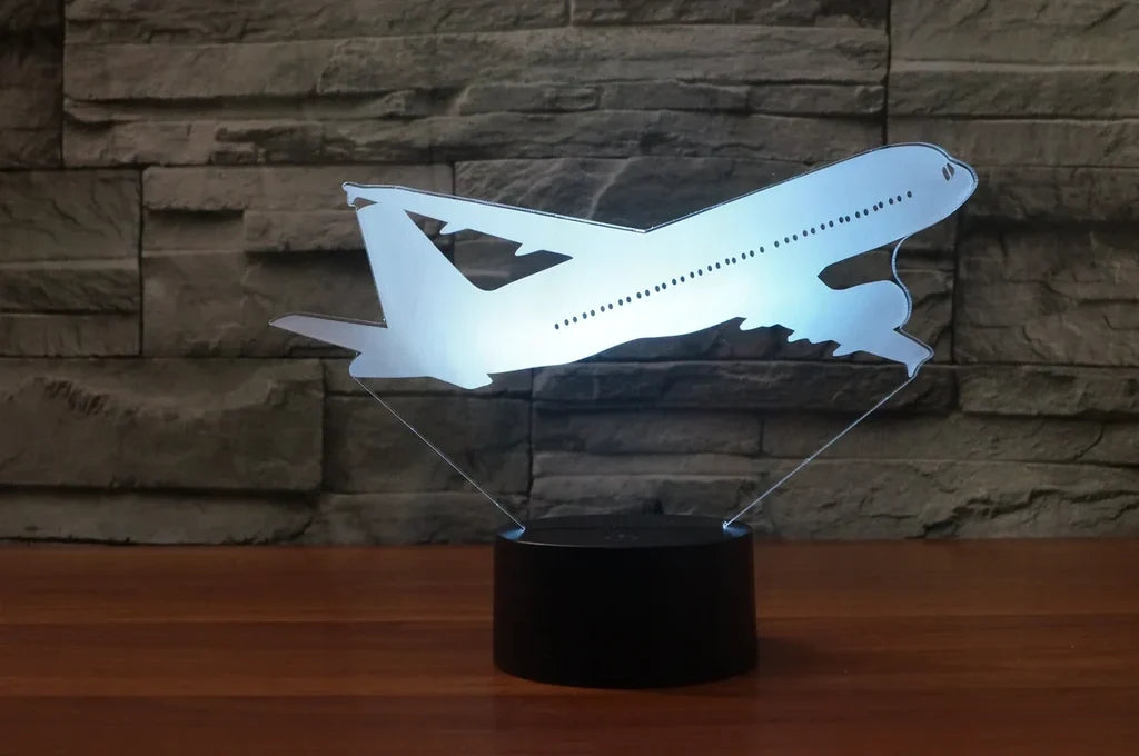 Customisable Airbus A320 3D Lamp - view 8