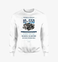 Thumbnail for IO-550 design on white sweatshirt