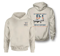 Thumbnail for FJ-1 FURY design on khaki hoodie
