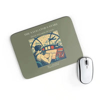 Thumbnail for VINTAGE G4297 - The Navigator's Stars - Designed Mouse Pads design on greenarmy rectangle