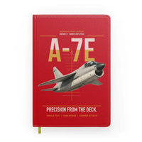Thumbnail for A-7E Corsair II design on red notebook