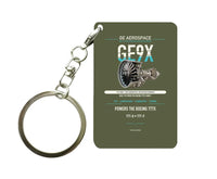 Thumbnail for GE9X Key Chain design on green army key chain