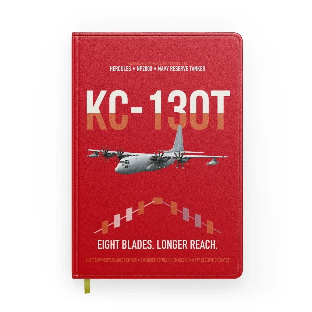 KC-130T NP2000 design on red notebook