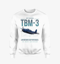Thumbnail for TBM-3 Avenger design on white sweatshirt