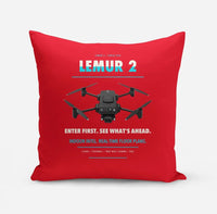 Thumbnail for BRINC LEMUR 2 design on red pillow