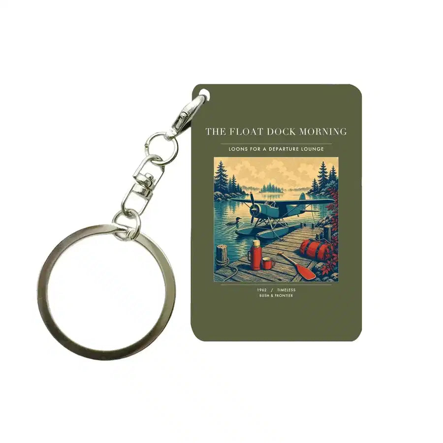 VINTAGE G4195 - The Float Dock Morning - Designed Key Chain design on greenarmy