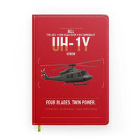 Thumbnail for Bell UH-1Y Venom design on red notebook