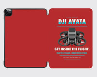 Thumbnail for DJI Avata design on red ipad tablet case