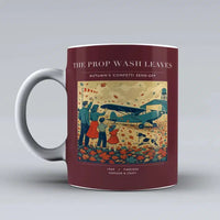Thumbnail for VINTAGE G4450 - The Prop Wash Leaves - Ceramic Mug design on darkred