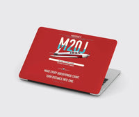 Thumbnail for Mooney M20J 201 design on red MacBook case