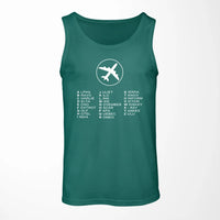 Thumbnail for Aviation Alphabet Tank Top - view 7