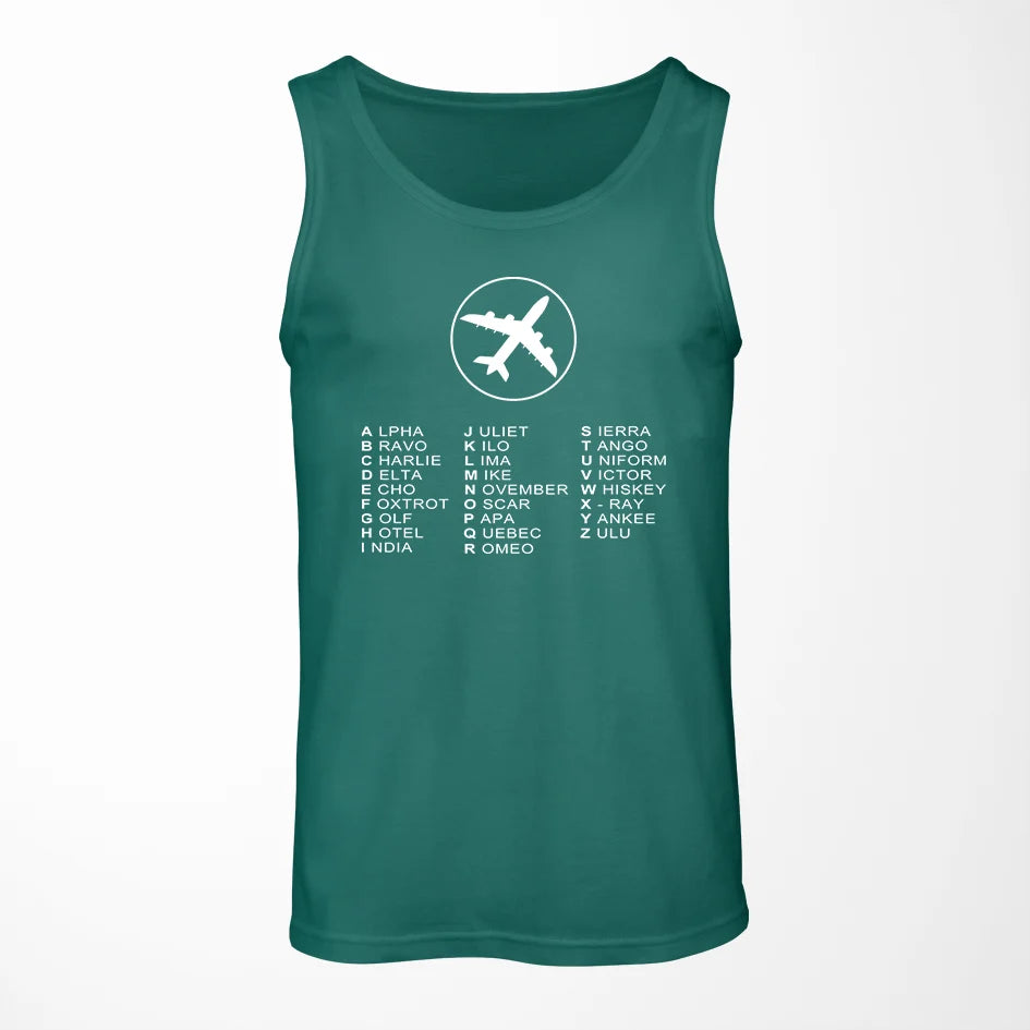 Aviation Alphabet Tank Top - view 7