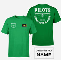 Thumbnail for Customisable Pilots Looking Down at People T-Shirt - view 7