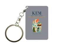 Thumbnail for Kemi-Tornio Airport (KEM) design on gray key chain