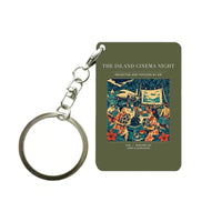 Thumbnail for VINTAGE G4442 - The Island Cinema Night - Designed Key Chain design on greenarmy