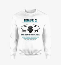 Thumbnail for BRINC LEMUR 2 design on white sweatshirt