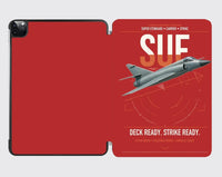 Thumbnail for Dassault Super Étendard design on red ipad tablet case